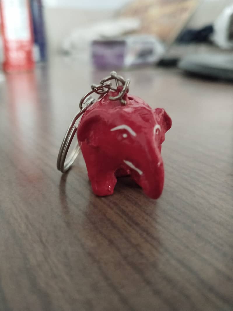 Ceramic small keychain from Sri Lanka 2