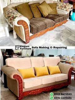 Sofa set - Sofa Poshish -Sofa for sale -Fabric change -Sofa Repairing