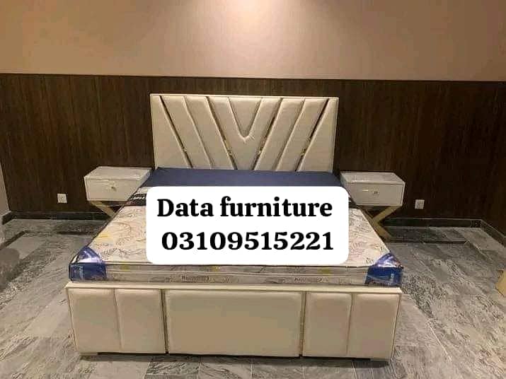 Bed/bedset/furniture/side table/double bed/factory rate/furniture 3