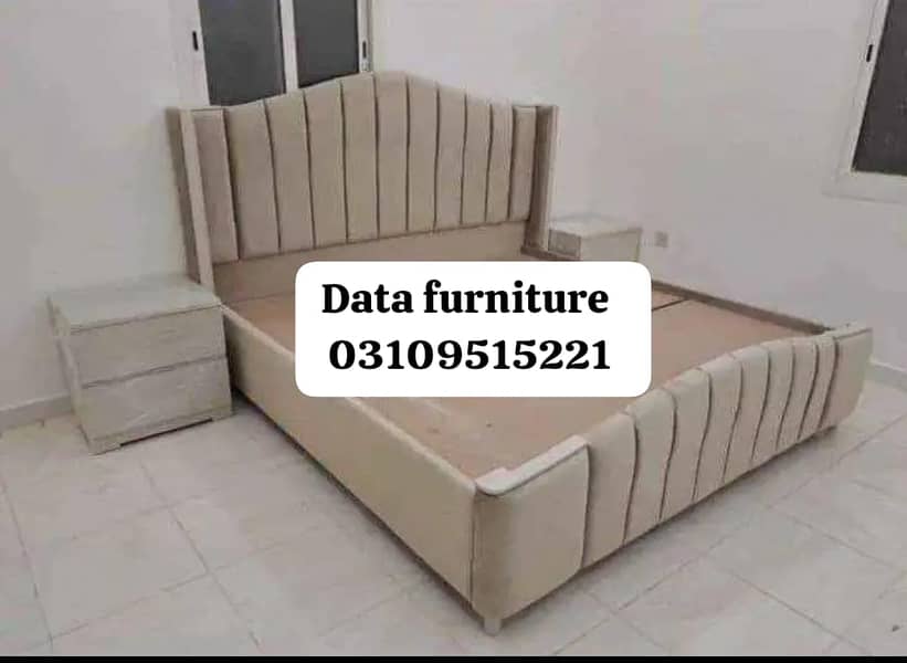 Bed/bedset/furniture/side table/double bed/factory rate/furniture 5