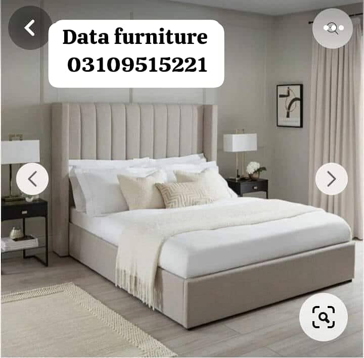 Bed/bedset/furniture/side table/double bed/factory rate/furniture 2