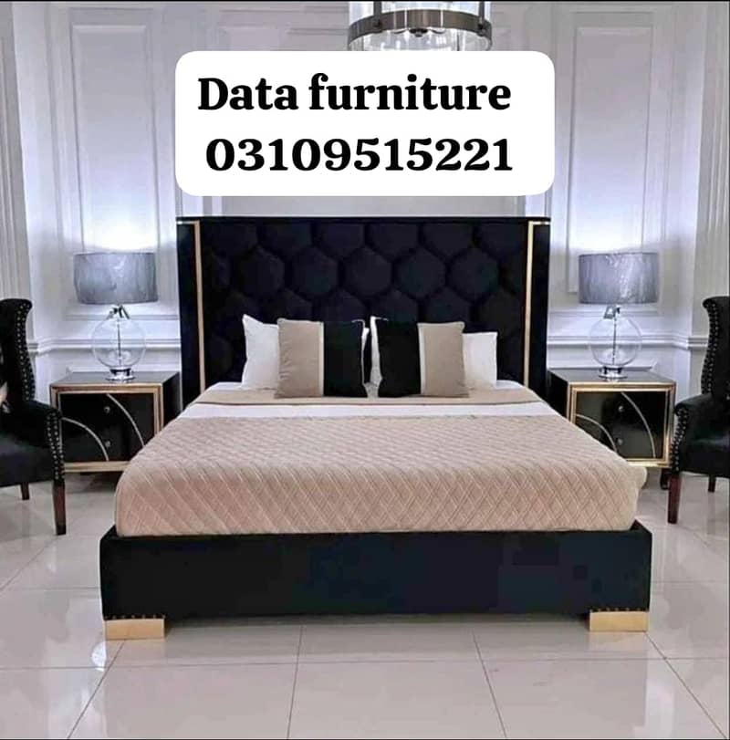 Bed/bedset/furniture/side table/double bed/factory rate/furniture 7