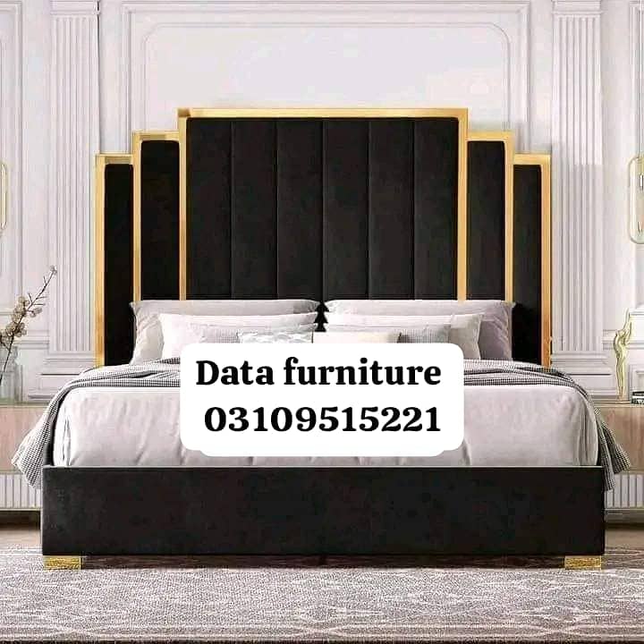 Bed/bedset/furniture/side table/double bed/factory rate/furniture 6