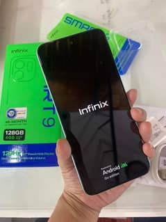 infinix smart 9 6 GB ram 128 GB ROM full box 03259239887