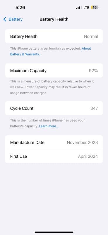 iPhone 15 pro max Pta Approved 7