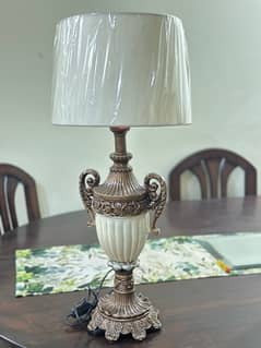 Ceramics Table Lamp Pair