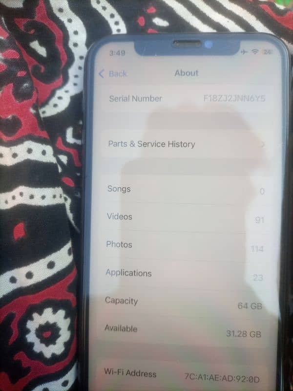 iphone 11 pro 64 gb all original and All ok 6