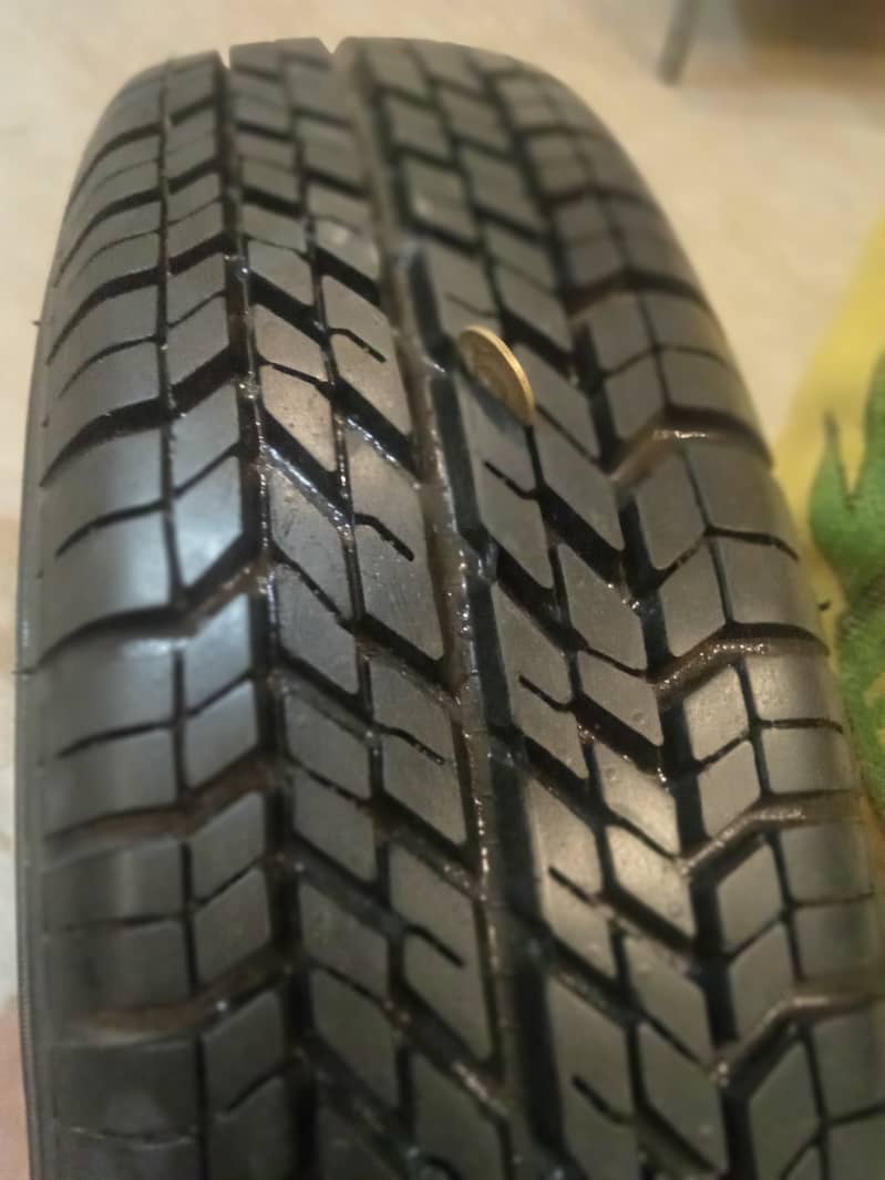 Suzuki cultus tyre +Stepney 3