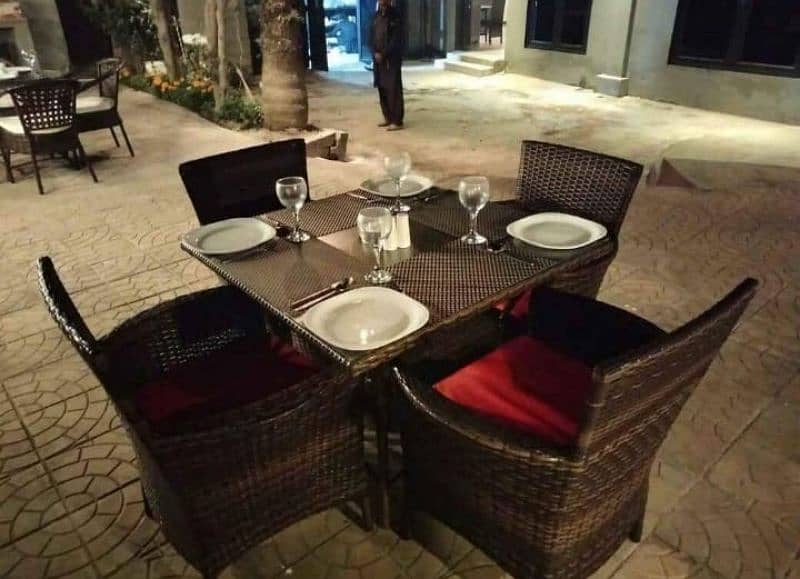 Outdoor Dining Set Rattan/Cane/Wicker furniture 2