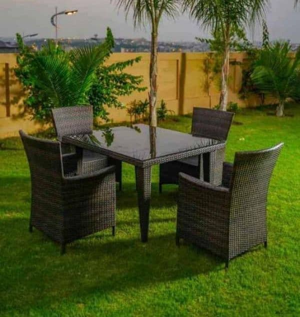 Outdoor Dining Set Rattan/Cane/Wicker furniture 5