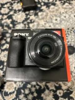 Sony a6500 camera with box and lens