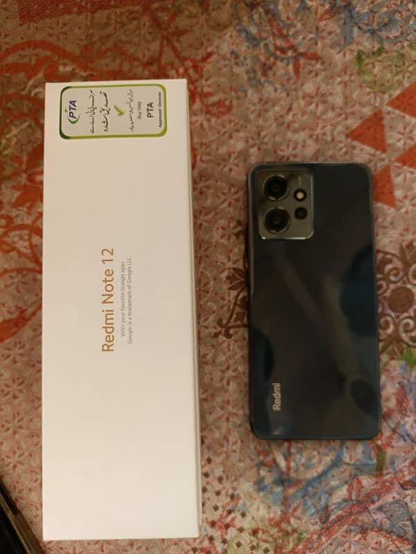 Redmi note 12  8/128 with box 8