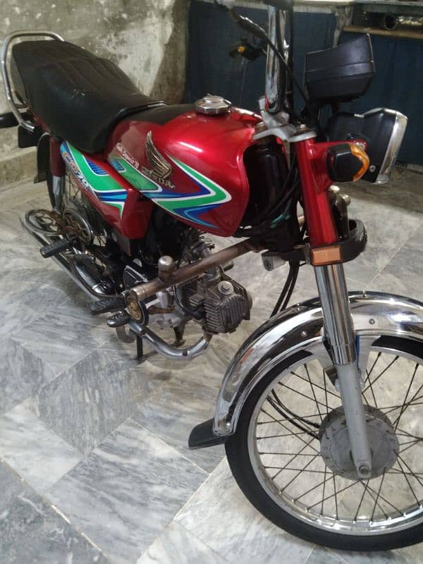 Honda cd70 2018 model urgent sale 03704773824 6