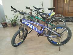 Blue cycle in offer. Used cycle in good condition with no problems.