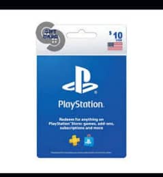 Gift cards PlayStation xbox