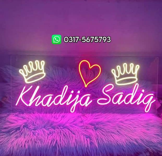 neon light | customize neon sign | sign board | 03125663703 0