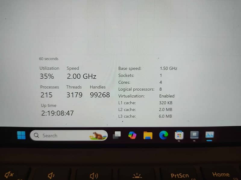 Surface Pro 7 Core i5 10th gen 8gb Ram 128gb ssd 5