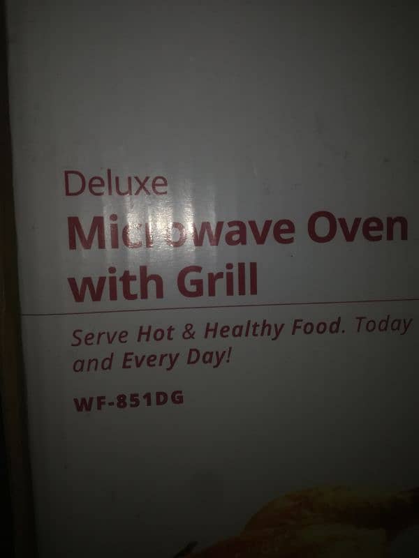 Deluxe Microwave oven with grill WF-851DG 1