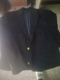 black woolen Cambridge members jacket, size M, L. . . ann brown