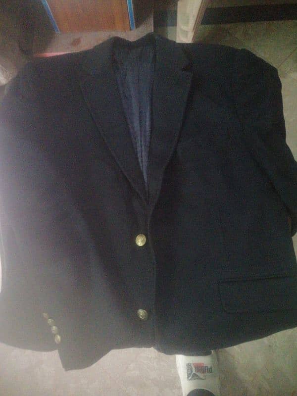 black woolen Cambridge members jacket, size M, L. . . ann brown 0