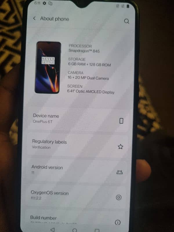 One Plus 6T PTA approve Dual Sim 0