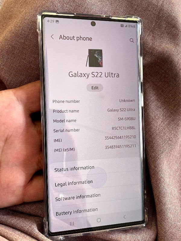 Samsung Ultra 22 Non PTA 10/10 condition 0