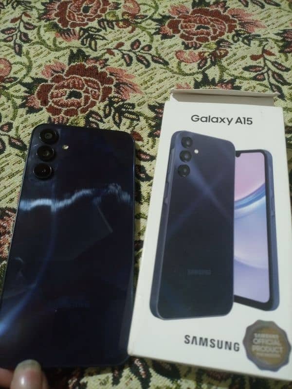 Samsung A15 complete box 256 gb 0