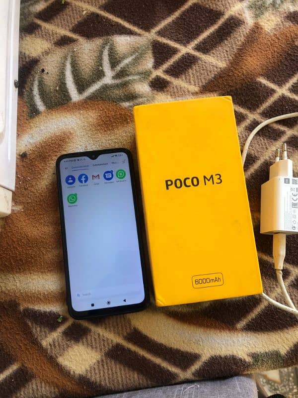 Xiaomi Poco M3 128gb complete box for sale. 0