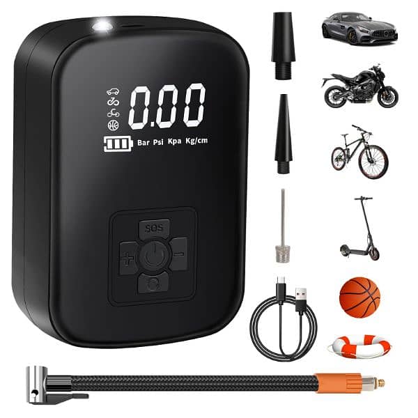 Wireless Tire Inflator Air Pump 0