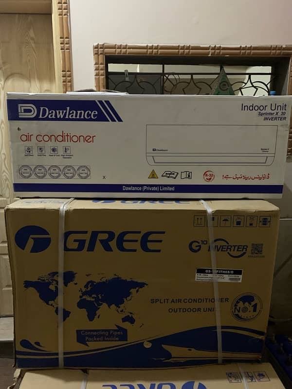 Gree fairy series small indoor & Dawlance sprinter x30 inverter 0