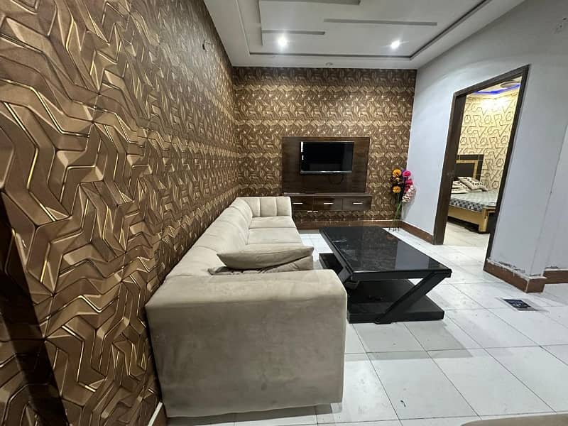 390 Square Feet Furnished 1-Bed Apartment For Rent In H3 Block, Johar Town PKR 25,000/- 3