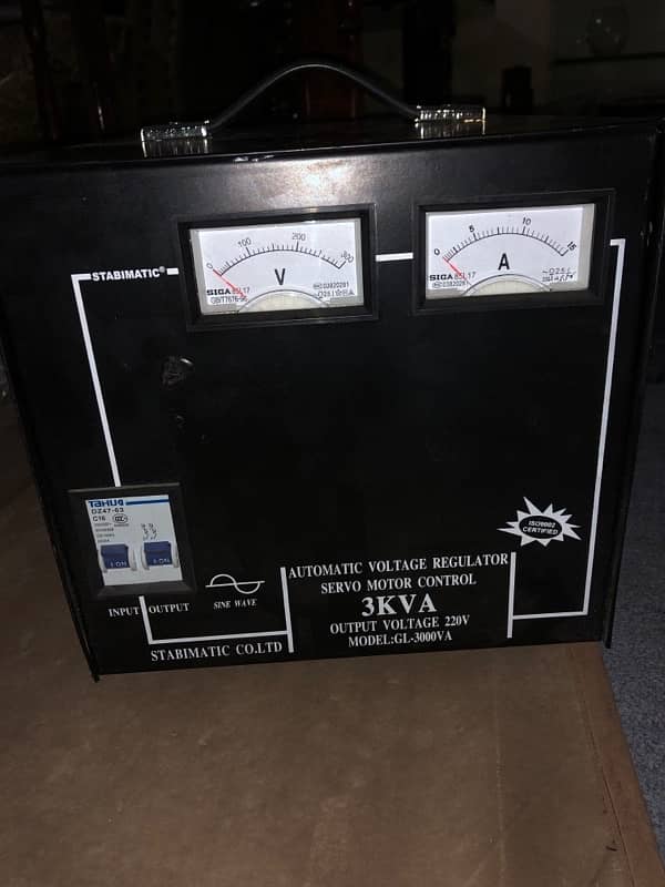 3Kva voltage regulator 2