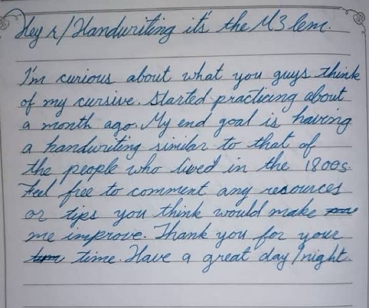 handwriting assignment word 0