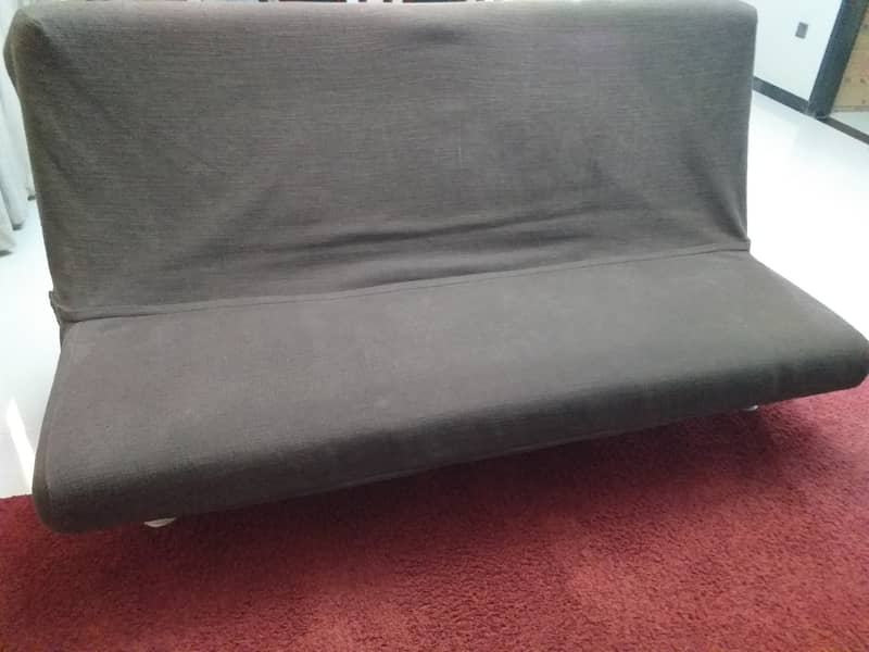 IKEA - HEAVY METAL FRAME SOFA CUM BED WITH MATTRESS 5