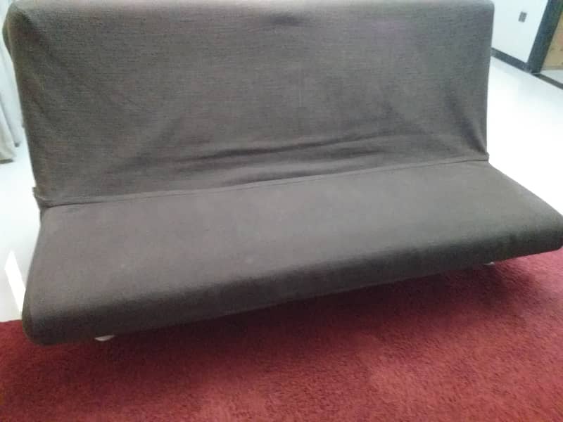 IKEA - HEAVY METAL FRAME SOFA CUM BED WITH MATTRESS 6