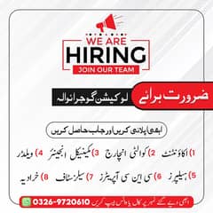 WE ARE HIRING STAFF FOR OUR COMPANY