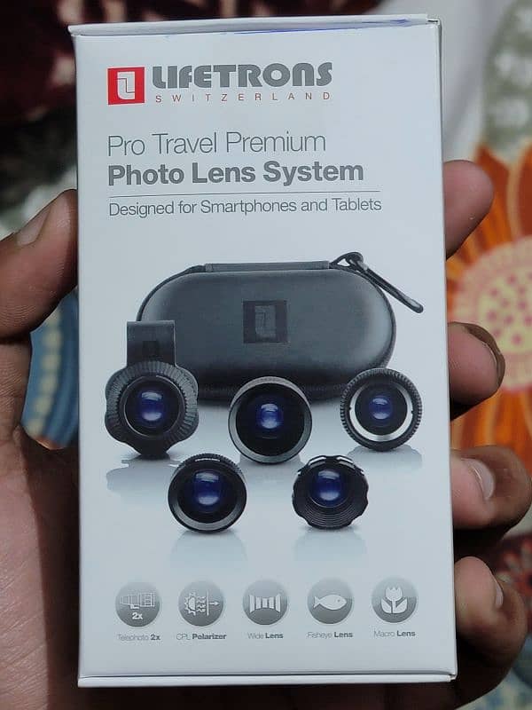 Camera lenses by lifetrons . . . Pro Travel Preminum Photo Lens system 2