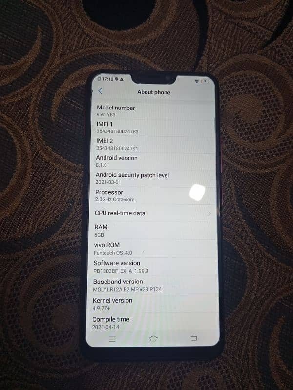 Vivo Y83 mobile 2