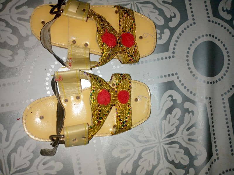 baby slippers and frock sell 9