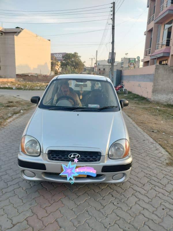 Hyundai Santro 2005 Silver 0