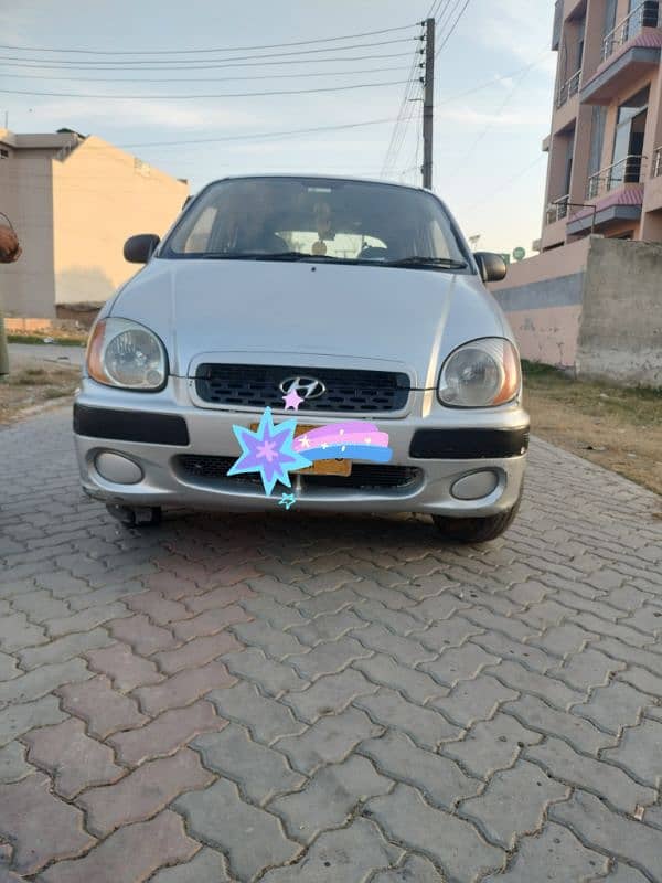 Hyundai Santro 2005 Silver 1