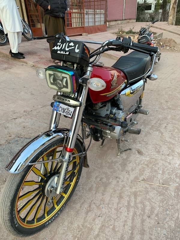 Honda CG 125 ( contact ) 03067336664 6