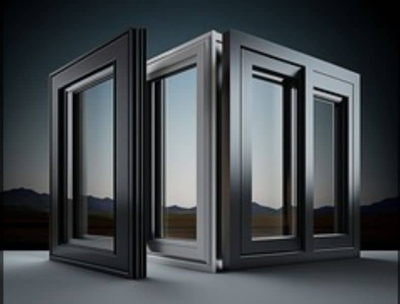 Double glazed aluminum windows/ double glazed windows/upvc windows 0