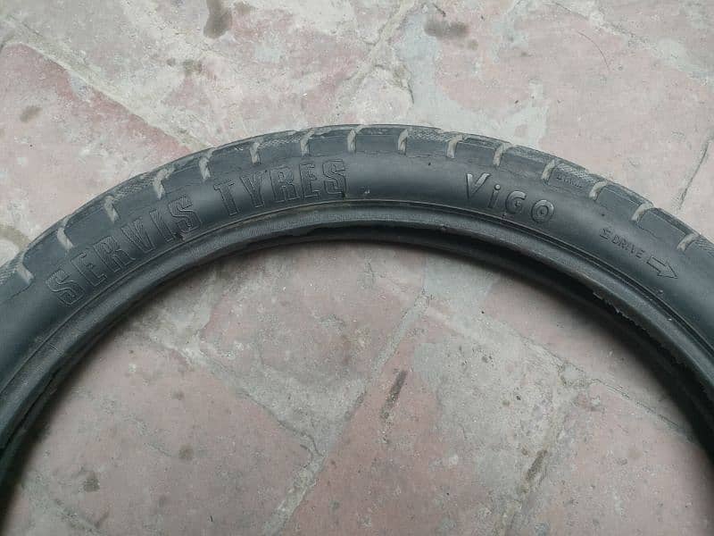 Cd 70  service vigo 6 ply pichla tyre 3