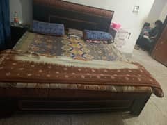 king size bed with mattress for sale