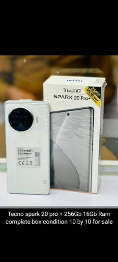 Tecno  spark  20 pro + 256Gb 16Gb ram