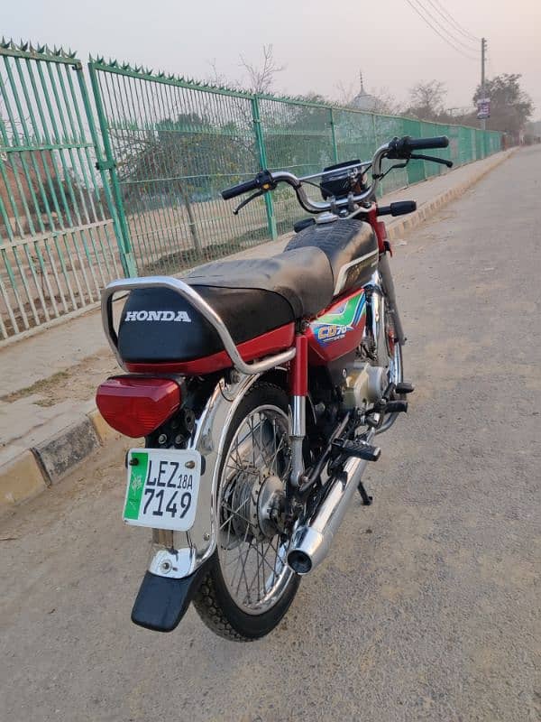 honda cd 70 for sale all ok 2018 model original tank available 4