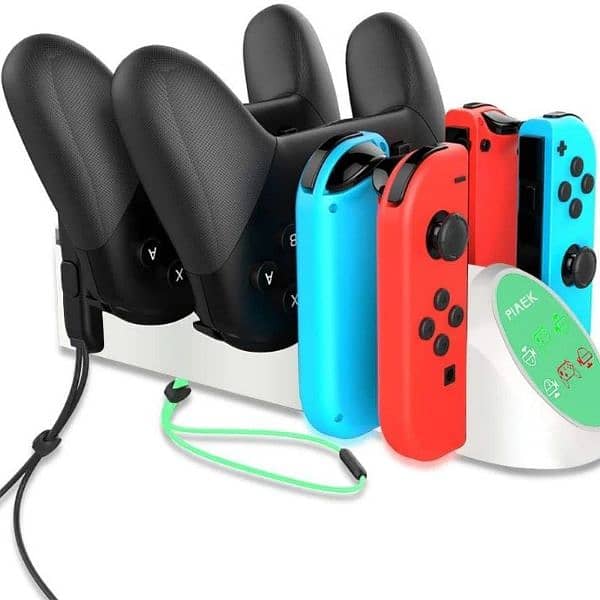 PiAEK Charging Station for Nintendo Switch Pro Controller 0