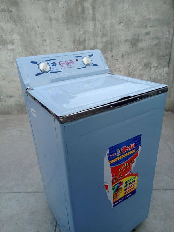 Super Asia Steel Body Washing Machine Box Packed Just 1 time used 0