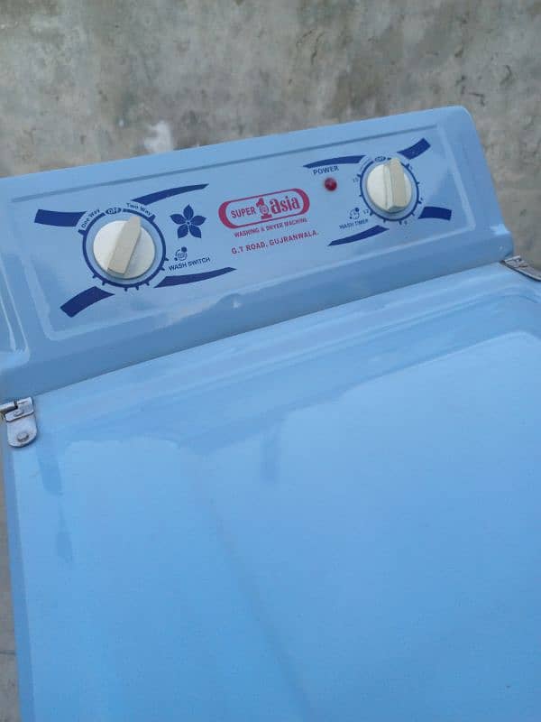 Super Asia Steel Body Washing Machine Box Packed Just 1 time used 3